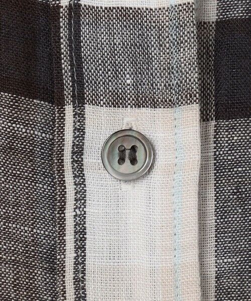 L size ONWARD(大きいサイズ) / エルサイズオンワード シャツ・ブラウス | 【見上愛さん着用】LIBECOリネン チェック シャツ | 詳細18