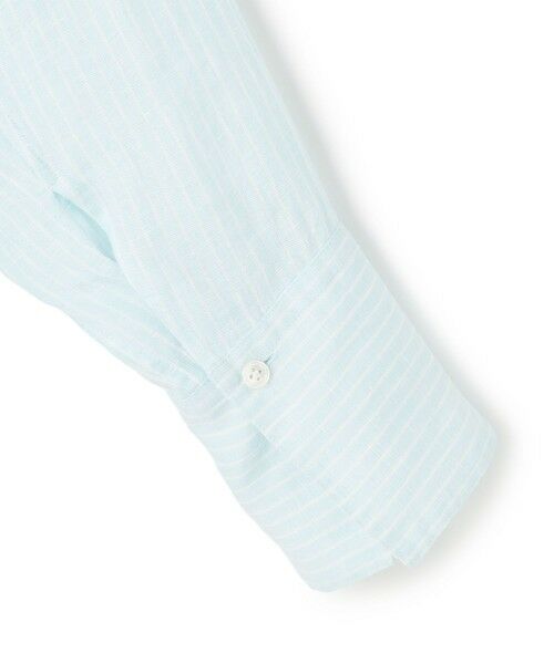 L size ONWARD(大きいサイズ) / エルサイズオンワード シャツ・ブラウス | LIBECOリネン ポケット刺繍 クロップドシャツ | 詳細19