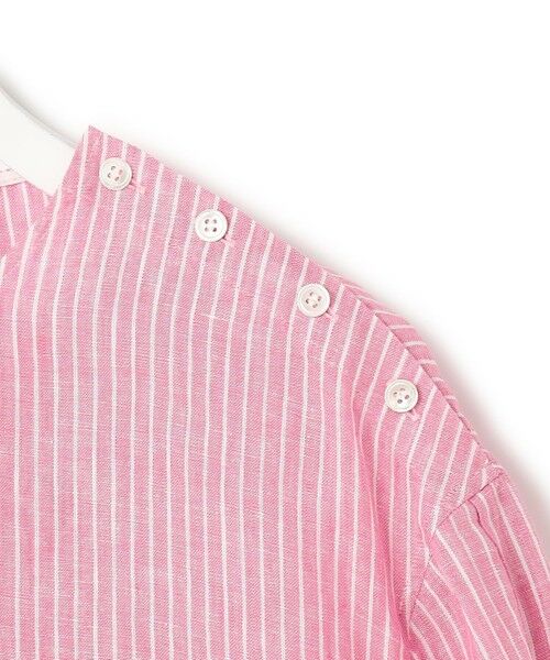 L size ONWARD(大きいサイズ) / エルサイズオンワード シャツ・ブラウス | LIBECOリネン ボリュームスリーブ ブラウス | 詳細12