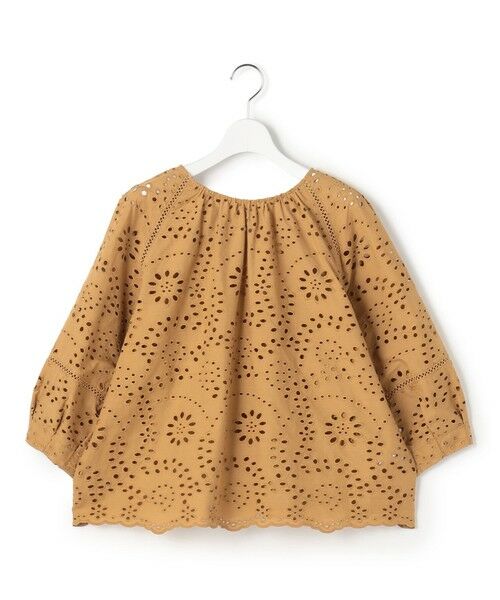L size ONWARD(大きいサイズ) / エルサイズオンワード シャツ・ブラウス | 【一部予約/見上愛さん着用】カットワークエンブロイダリー 2WAYブラウス | 詳細12