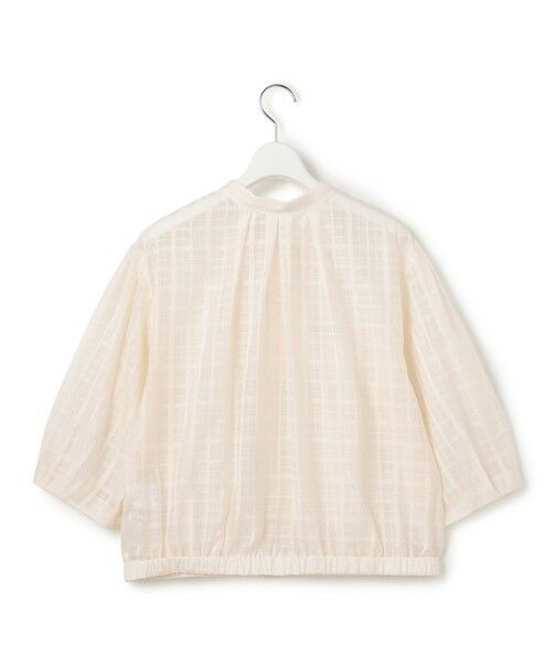 L size ONWARD(大きいサイズ) / エルサイズオンワード シャツ・ブラウス | シャドーシアーチェック 2WAY ブラウス | 詳細5