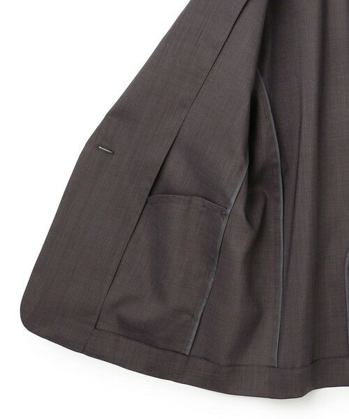 L size ONWARD(大きいサイズ) / エルサイズオンワード テーラードジャケット | Peラミーシアータフタ 半袖ジャケット | 詳細12