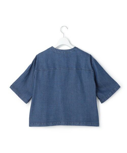 L size ONWARD(大きいサイズ) / エルサイズオンワード Gジャン・デニムジャケット | ナチュラルソフトデニム クロップドジャケット | 詳細11