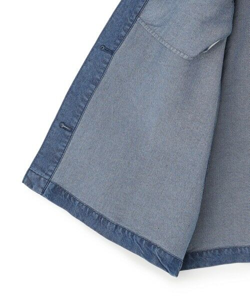 L size ONWARD(大きいサイズ) / エルサイズオンワード Gジャン・デニムジャケット | ナチュラルソフトデニム クロップドジャケット | 詳細18