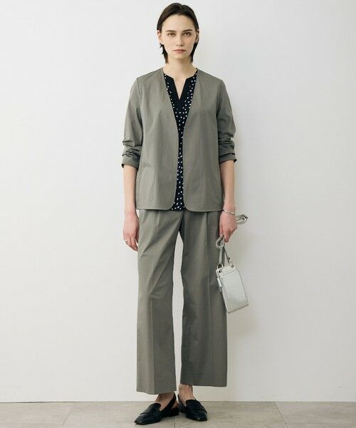 L size ONWARD(大きいサイズ) / エルサイズオンワード ノーカラージャケット | 【30th ANNIVERSARY】 NEO Unleash ノーカラージャケット | 詳細7