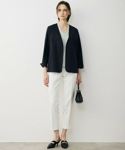 L size ONWARD(大きいサイズ) / エルサイズオンワード ノーカラージャケット | 【30th ANNIVERSARY】 NEO Unleash ノーカラージャケット | 詳細14