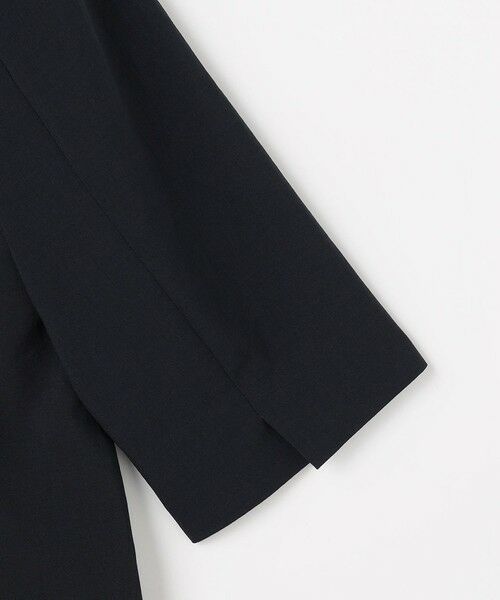 L size ONWARD(大きいサイズ) / エルサイズオンワード テーラードジャケット | BREEZ COOL トロ ハーフスリーブ ダブル ジャケット | 詳細12