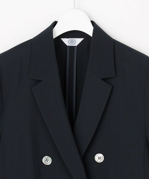 L size ONWARD(大きいサイズ) / エルサイズオンワード テーラードジャケット | BREEZ COOL トロ ハーフスリーブ ダブル ジャケット | 詳細7