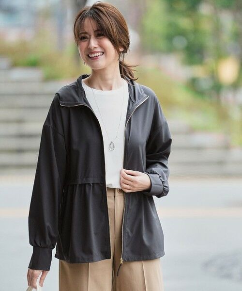 L size ONWARD(大きいサイズ) / エルサイズオンワード パーカー | ラッシュガード ジップアップフーディー | 詳細16