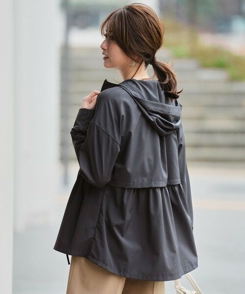 L size ONWARD(大きいサイズ) / エルサイズオンワード パーカー | ラッシュガード ジップアップフーディー | 詳細17