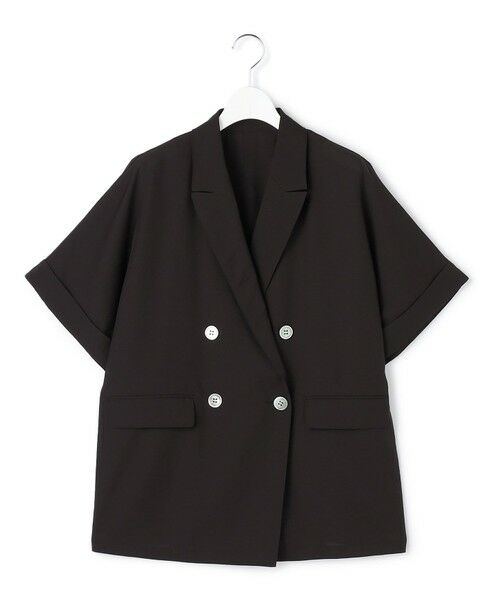 L size ONWARD(大きいサイズ) / エルサイズオンワード その他アウター | 【見上愛さん着用】シアータンブラー ダブルジャケット | 詳細5