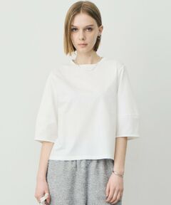 L size ONWARD(大きいサイズ) / エルサイズオンワード カットソー | シャツジーナプレーディング ランタンスリーブカットソー