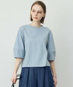 L size ONWARD(大きいサイズ) / エルサイズオンワード カットソー | シャツジーナプレーディング ランタンスリーブカットソー