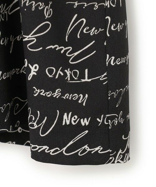 L size ONWARD(大きいサイズ) / エルサイズオンワード カットソー | 【30th ANNIVERSARY】5cityプリント コンビカットソー | 詳細4