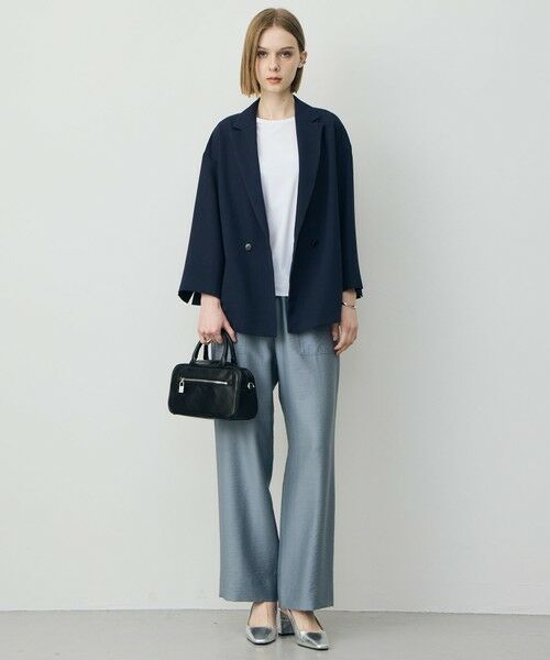 L size ONWARD(大きいサイズ) / エルサイズオンワード カットソー | マットスキューバ ノースリーブカットソー | 詳細2