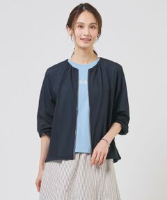 L size ONWARD(大きいサイズ) / エルサイズオンワード ブルゾン | シアーブルゾン