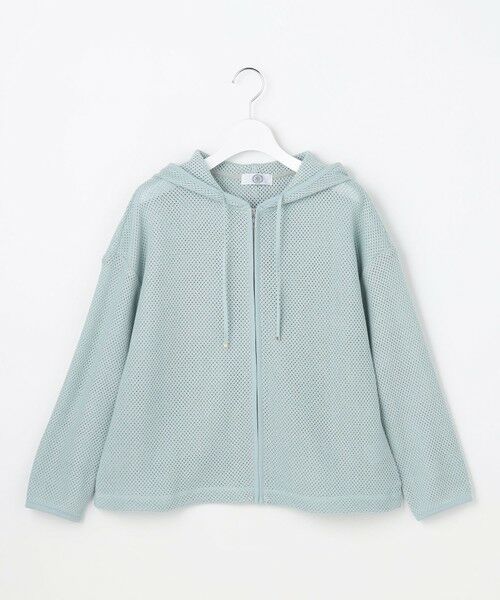 L size ONWARD(大きいサイズ) / エルサイズオンワード パーカー | ラッセルレース パーカー（ダルブルー系）