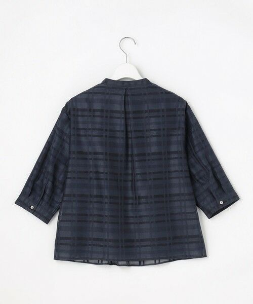 L size ONWARD(大きいサイズ) / エルサイズオンワード カットソー | シアーチェック カットソー | 詳細12