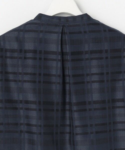 L size ONWARD(大きいサイズ) / エルサイズオンワード カットソー | シアーチェック カットソー | 詳細13