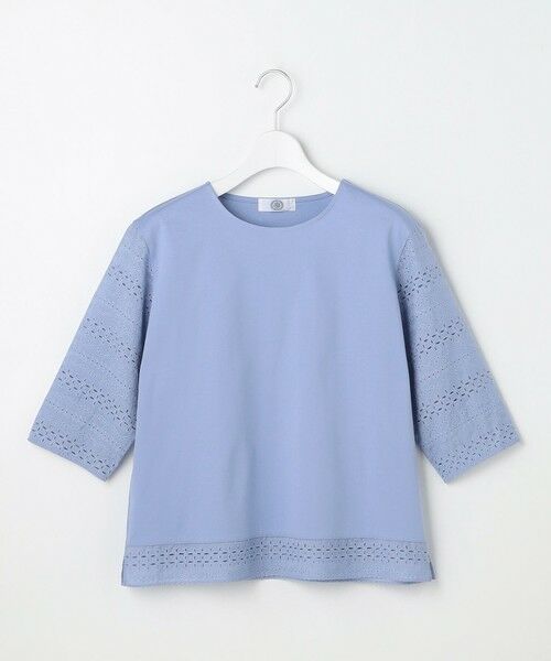 L size ONWARD(大きいサイズ) / エルサイズオンワード カットソー | 【一枚で着映え】スムースジャージー 刺繍 カットソー | 詳細15