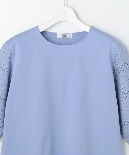 L size ONWARD(大きいサイズ) / エルサイズオンワード カットソー | 【一枚で着映え】スムースジャージー 刺繍 カットソー | 詳細16