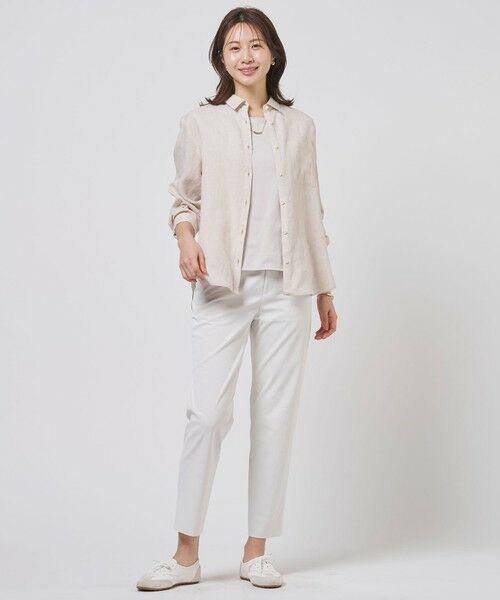 L size ONWARD(大きいサイズ) / エルサイズオンワード カットソー | スムースジャージー ノースリーブ カットソー | 詳細15