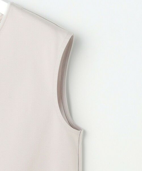 L size ONWARD(大きいサイズ) / エルサイズオンワード カットソー | スムースジャージー ノースリーブ カットソー | 詳細17