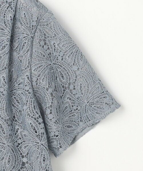 L size ONWARD(大きいサイズ) / エルサイズオンワード カットソー | レースコンビジャージー カットソー | 詳細12