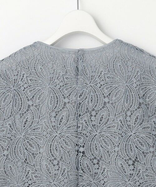 L size ONWARD(大きいサイズ) / エルサイズオンワード カットソー | レースコンビジャージー カットソー | 詳細14