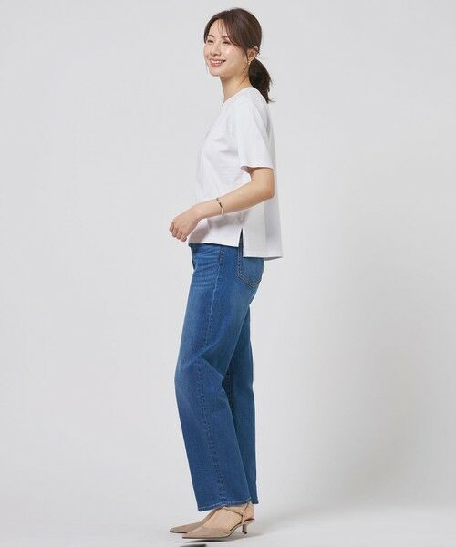 L size ONWARD(大きいサイズ) / エルサイズオンワード カットソー | 刺繍ロゴ Tシャツ | 詳細2