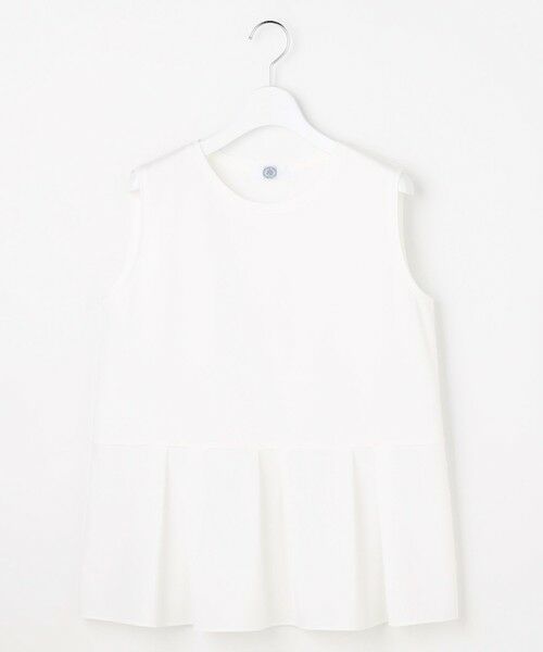 L size ONWARD(大きいサイズ) / エルサイズオンワード タンクトップ | コットンスムース レイヤードフレア カットソー | 詳細6