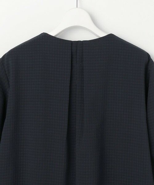 L size ONWARD(大きいサイズ) / エルサイズオンワード カットソー | シアーブロックチェック カットソー | 詳細10