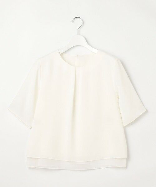 L size ONWARD(大きいサイズ) / エルサイズオンワード カットソー | ドライシフォン カットソー | 詳細3