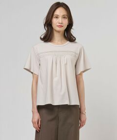 L size ONWARD(大きいサイズ) / エルサイズオンワード カットソー | 【一枚で着映え】ツイスティロ クルーネック カットソー