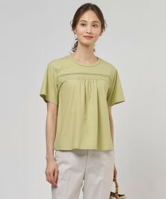 L size ONWARD(大きいサイズ) / エルサイズオンワード カットソー | 【一枚で着映え】ツイスティロ クルーネック カットソー