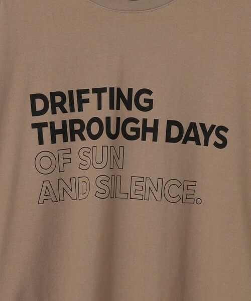 L size ONWARD(大きいサイズ) / エルサイズオンワード カットソー | 【SLOW/一部店舗限定】ヴィンテージライクジャージー Tシャツ | 詳細11