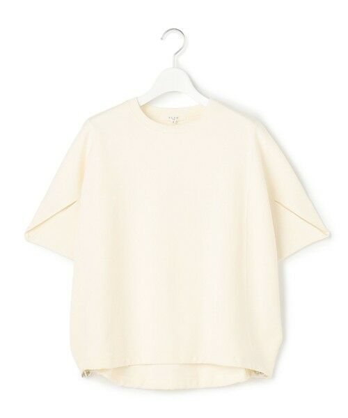 L size ONWARD(大きいサイズ) / エルサイズオンワード カットソー | 【SLOW/一部店舗限定】ライトダンボール ドロストデザイン カットソー | 詳細2
