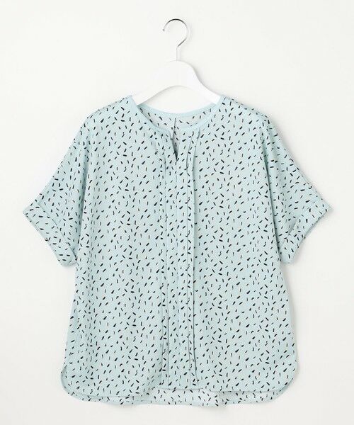 L size ONWARD(大きいサイズ) / エルサイズオンワード カットソー | ジョーゼットフロントタック プルオーバー | 詳細18