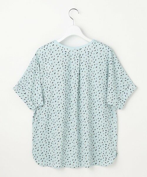 L size ONWARD(大きいサイズ) / エルサイズオンワード カットソー | ジョーゼットフロントタック プルオーバー | 詳細19