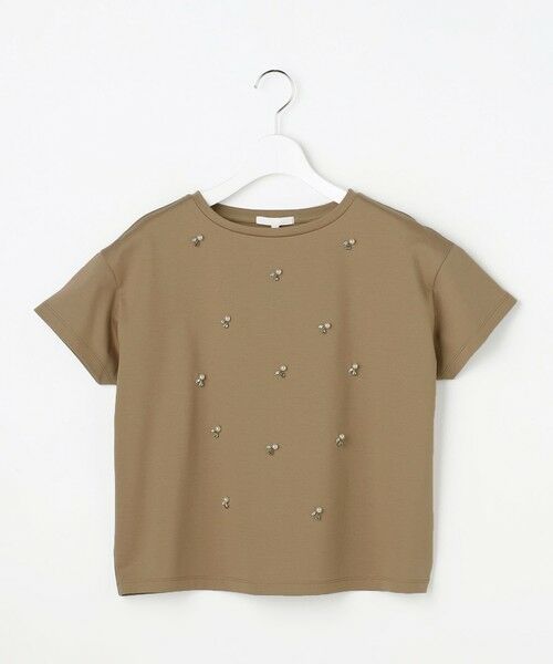 L size ONWARD(大きいサイズ) / エルサイズオンワード カットソー | ビジュー Tシャツ | 詳細4