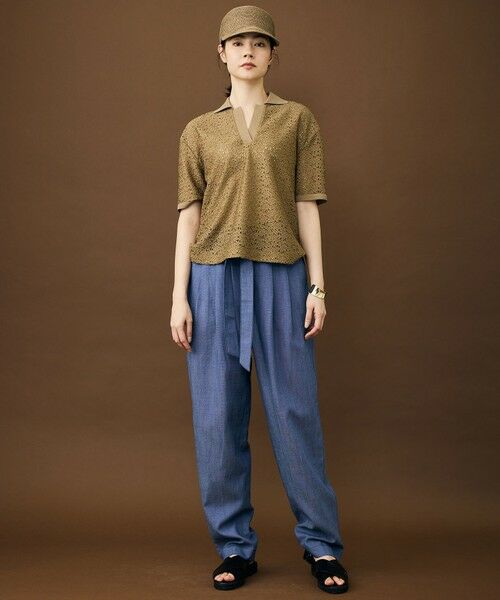 L size ONWARD(大きいサイズ) / エルサイズオンワード カットソー | 【カタログ掲載】ラッセルレースジャージー トップス | 詳細13