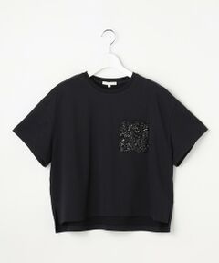L size ONWARD(大きいサイズ) / エルサイズオンワード カットソー | スパングルポケットＴシャツ