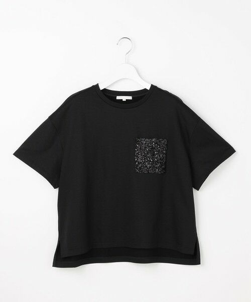 L size ONWARD(大きいサイズ) / エルサイズオンワード カットソー | スパングルポケットＴシャツ | 詳細4