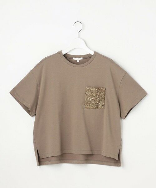 L size ONWARD(大きいサイズ) / エルサイズオンワード カットソー | スパングルポケットＴシャツ | 詳細13