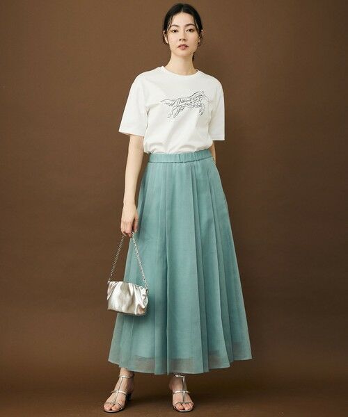 L size ONWARD(大きいサイズ) / エルサイズオンワード カットソー | 【カタログ掲載】ホースモチーフロゴ Tシャツ | 詳細3