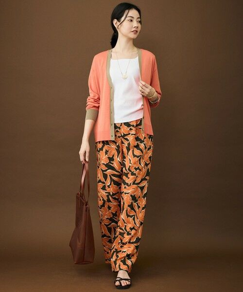 L size ONWARD(大きいサイズ) / エルサイズオンワード タンクトップ | 【SHIHOさん着用】スクエアネック インナー | 詳細4