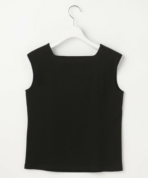 L size ONWARD(大きいサイズ) / エルサイズオンワード タンクトップ | 【SHIHOさん着用】スクエアネック インナー | 詳細12