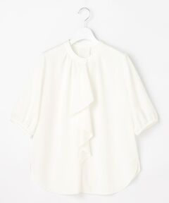 L size ONWARD(大きいサイズ) / エルサイズオンワード カットソー | 【人気素材】アムンゼンジャージー5分袖 トップス