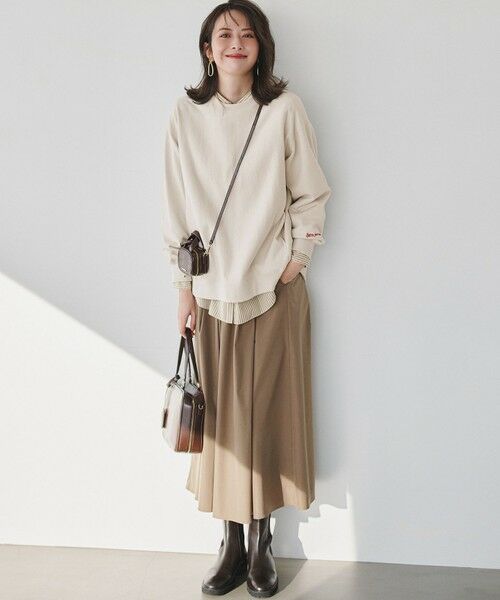 L size ONWARD(大きいサイズ) / エルサイズオンワード スウェット | カラー スウェット | 詳細1