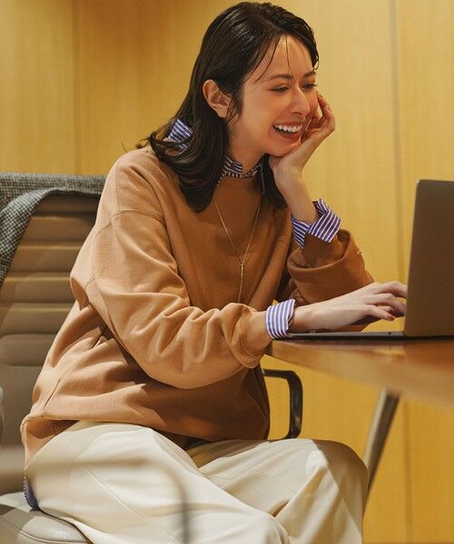 L size ONWARD(大きいサイズ) / エルサイズオンワード スウェット | カラー スウェット | 詳細10